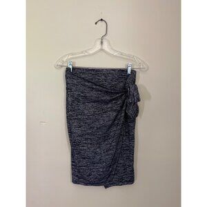 3 For $10 Gap Womens XSmall Petite Gray Blue Wrap Skirt Tie Pencil Business